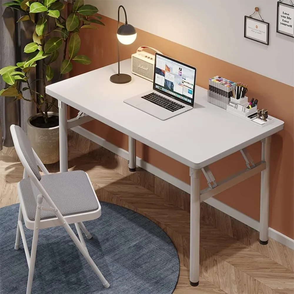 Modern Simple Style PC Table Folding Desk No Assembly Required, Writing Computer Desk…