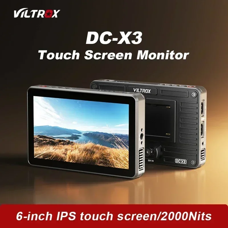 Viltrox DC-X3 DC-X2 Monitor 6 Inch 2000 Nits 4K Touch Screen