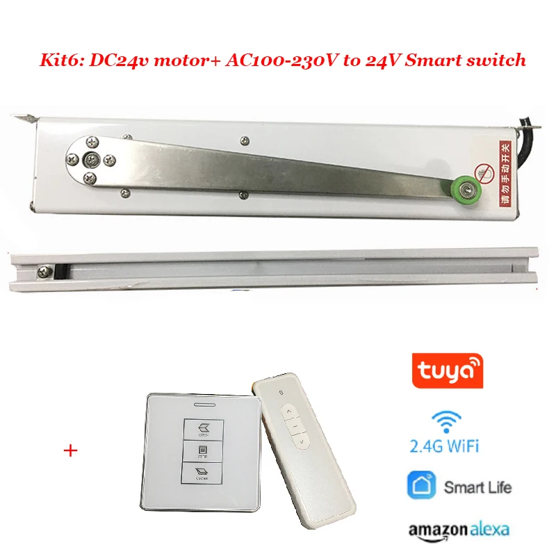 Tuya Wifi Smart Window Opener Closer Push out Skylight Remote Open Close Window Hinge Smart Home Basement Awning Actuator