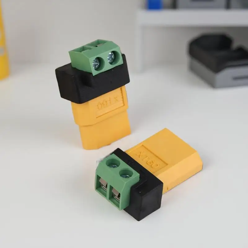 XT60 남성 여성-2핀 터미널 어댑터 UAV 밸런스 충전기 태양광 패널 모델 장치용 무납땜 충전 커넥터