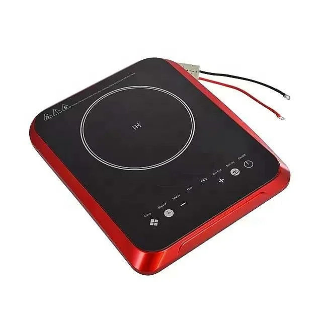 Touch Button Solar 24 Volt 48v Electric Heaters Induction Cooker High Efficiency 12v Cooking Stove for Car Outdoor Home Camping