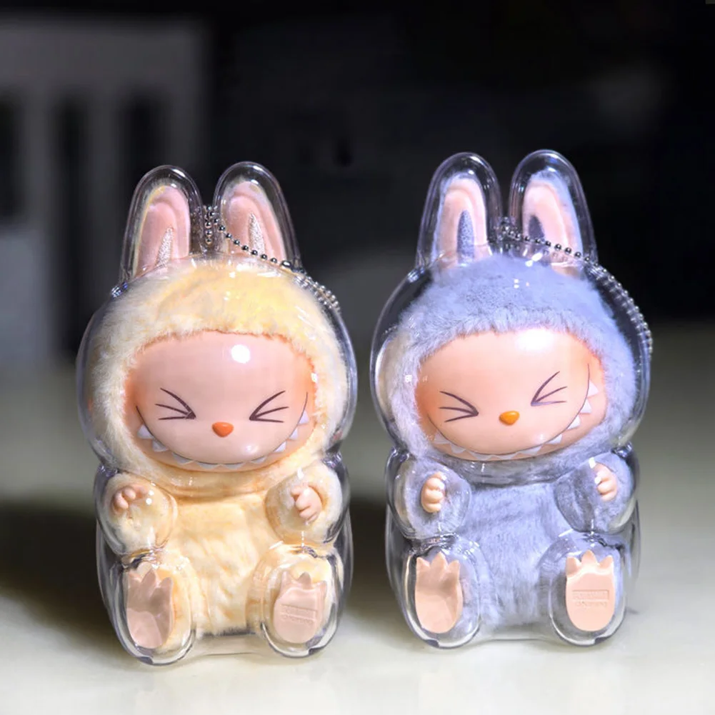 Description Picture 4 of itemProtective Acrylic Mystery Box Storage Case Plush Doll Display Bag for Labubu V1 V2 Sitting Party No Doll Portable Organizer Box