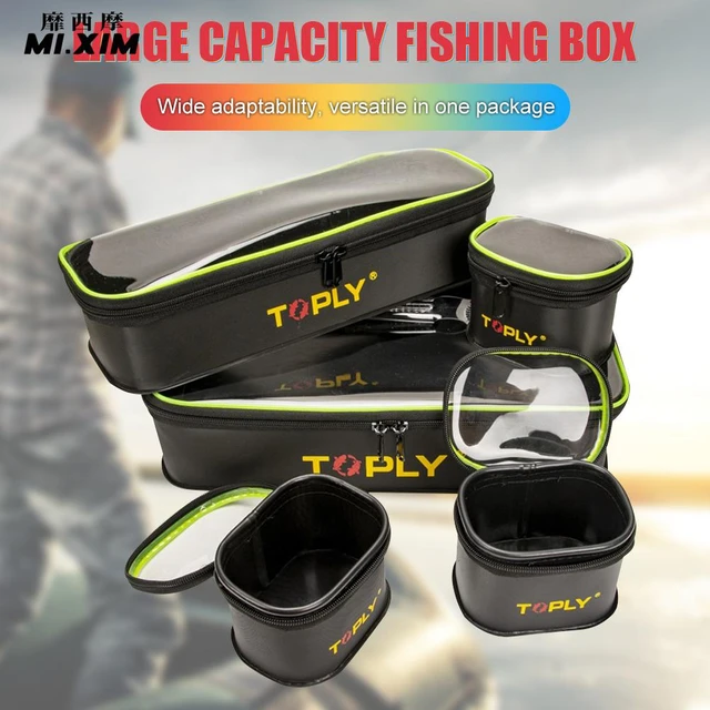 EVA Live Fish Box Multifunction Fish Protection Bucket Waterproof Fishing  Gear Bag Embedded Steel Wire for Bass Fishing Camping - AliExpress