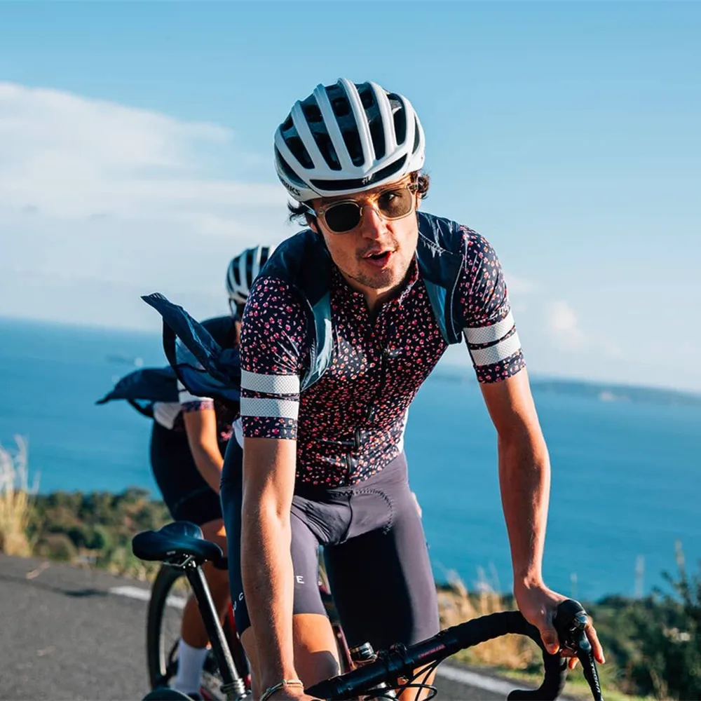 Cafe Du Cycliste Team Cycling Jersey Men Bicycle Short Sleeve Shirt Summer Mtb Road Bike Breathable Clothing Ciclismo Maillot 4