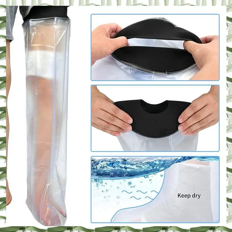 Professional Tool Waterproof Cast Shower Cover Leg For Adults Foot And Lower Leg Cast Wounds Protector Showering Bath Accessorie