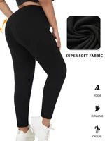 Plus Size Super Soft Sport Leggings For Women  No See Through Workout Running Yoga Athletic running Leggings - Image 2