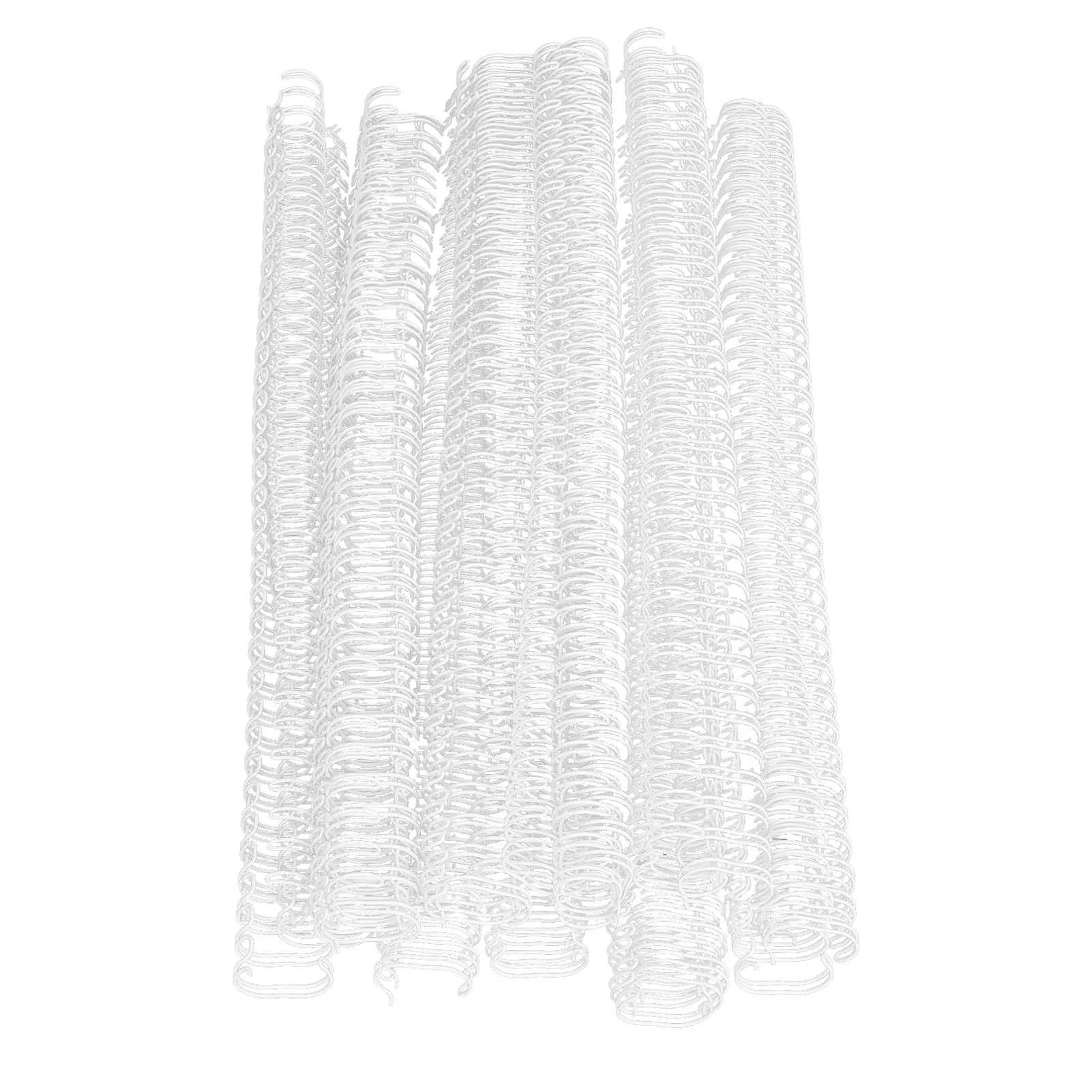 100 יחידות חוט קישור A4 בקוטר 1/2 אינץ '34 לולאה כפולה 3:1 צעד ציפוי ניילון חוט ברזל קישור עמוד השדרה