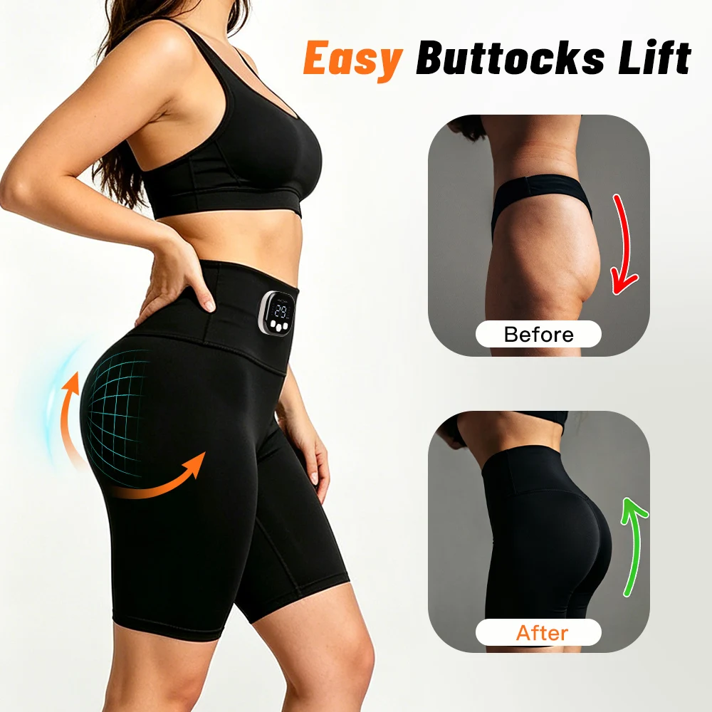 Smart EMS Trainer Shaping Fitness Buttocks Lifting Device Muscle Stimulator Hip Tightening Butt Up Massager_voghion.com