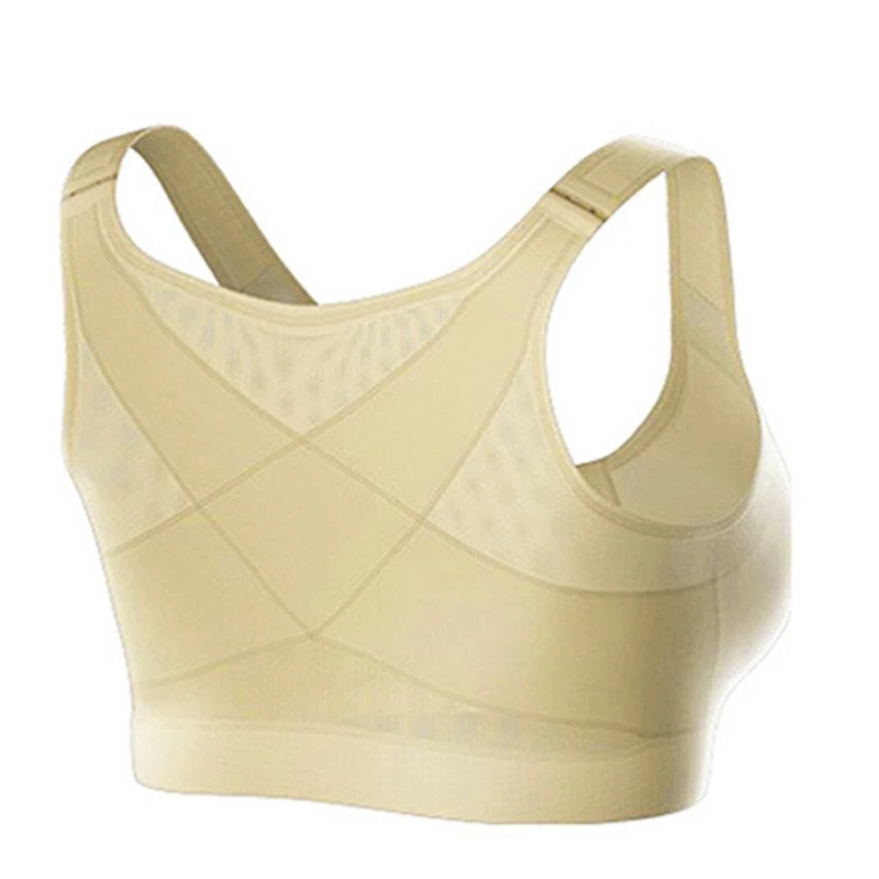 Women New Cross Back Bra Breathable Underwear Shockproof Sports