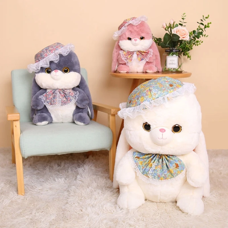 

10Inches Lovely Rabbit Babies Soft Plush Toy Children Appease Sleeping Doll Cartoon Stuffed&Plush Animal Toy Sofa Bed Decoration