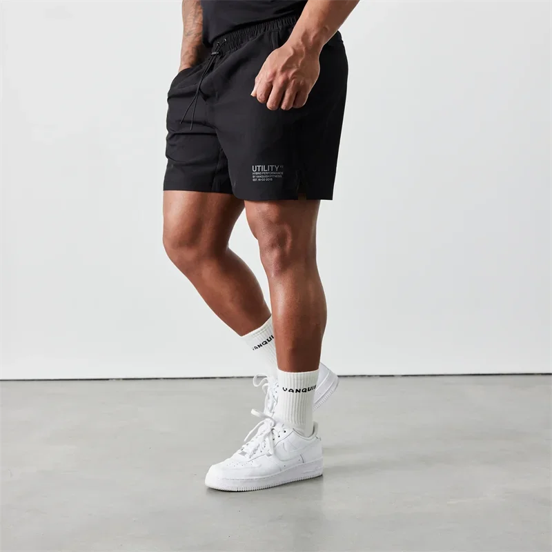 Men's Shorts 2023 New Summer Sports Fitness Quick-Drying Breathable Stretch Fitness Pants Joggers Gym Running Training Shorts