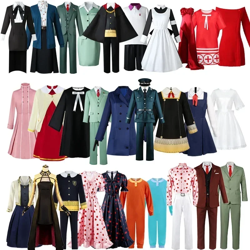 

New 29 Styles Anime SPY X FAMILY Loid Forger Yor Forger Anya Forger Damian Desmond Cosplay Costume Role Playing Party Clothes