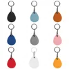 Leather Keychain  Doorlock Key Ring Access Card Bag Induction Waterproof ID Card Case Key Tag Protective Case 1