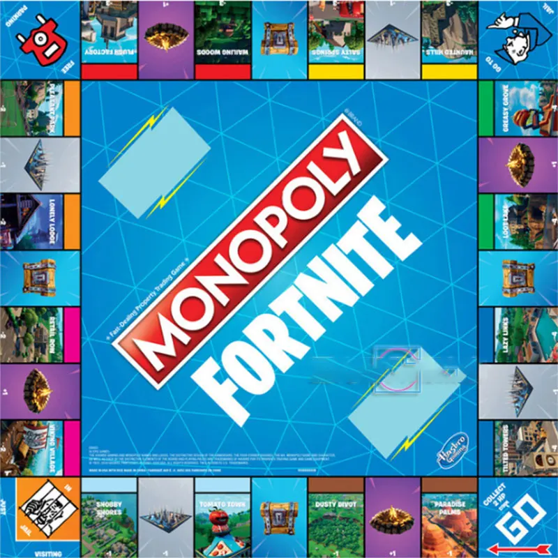 Jogo de Tabuleiro - Monopoly - Fortnite - Hasbro - PBKIDS Mobile