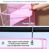 4/6 Layer Multi-functional Fabric Storage Bags Hanging Bag for Behind The Door Underwear Bra Pants Clothes Toys Doll Organizer 5