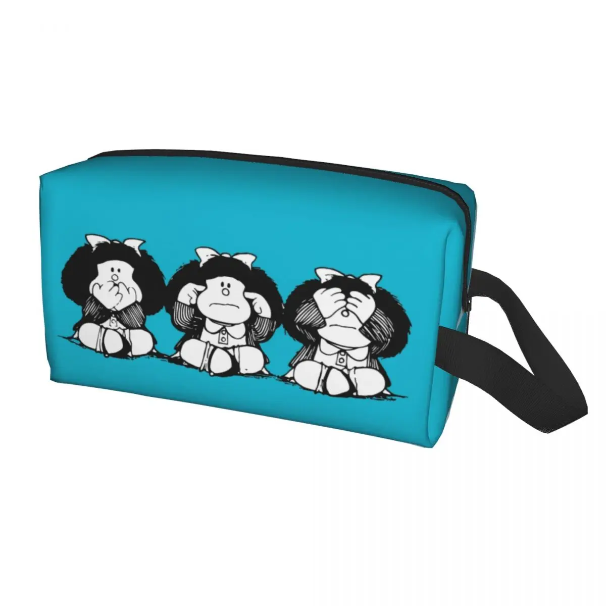 Neceser grande estampado Mafalda, Accesorios para mujer