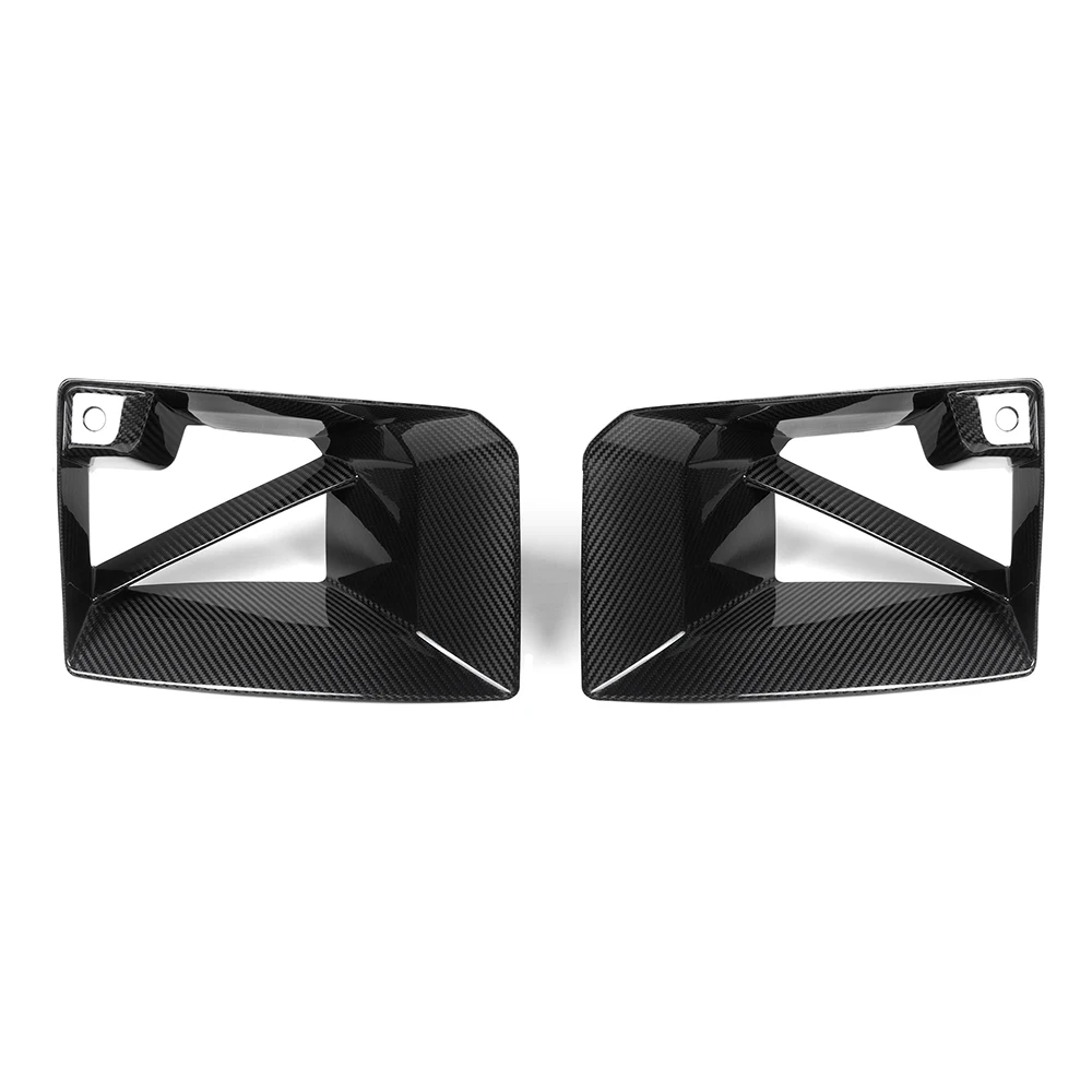 

Dry Carbon Fiber Front Bumper Air Intake For BMW 23-In G87 M2 M Performance Style Vent Dam Rim Cover