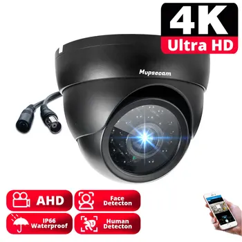 Nuovo 4K Ultra HD 8MP TVI CVI AHD Telecamera Esterna H.265 Cupola In Metallo CCTV Casa 8MP IR Visione Notturna a infrarossi Telecamera di Sicurezza Per DVR