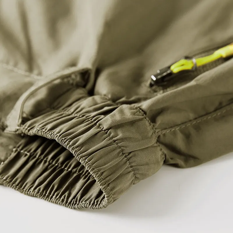 Men's Convertible Hiking Pants with Cargo Pockets and Detachable Legs