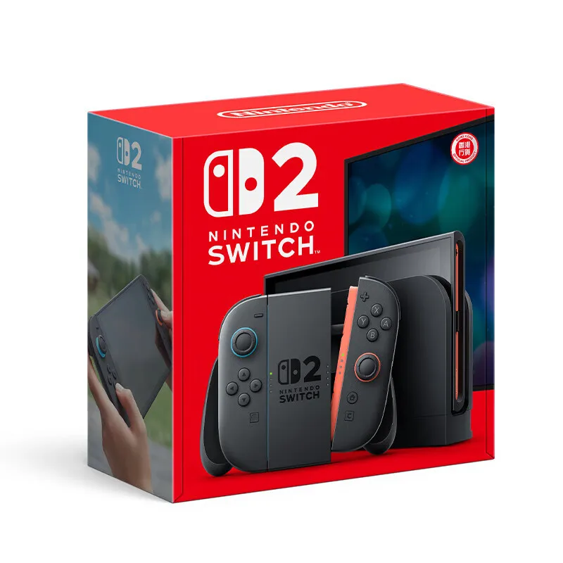 100% Oryginalna konsola Nintendo Switch 2 z ekranem 7,9'', uchwytami Joy‑Con, ulepszonym dźwiękiem i regulowaną konsoletą NS2