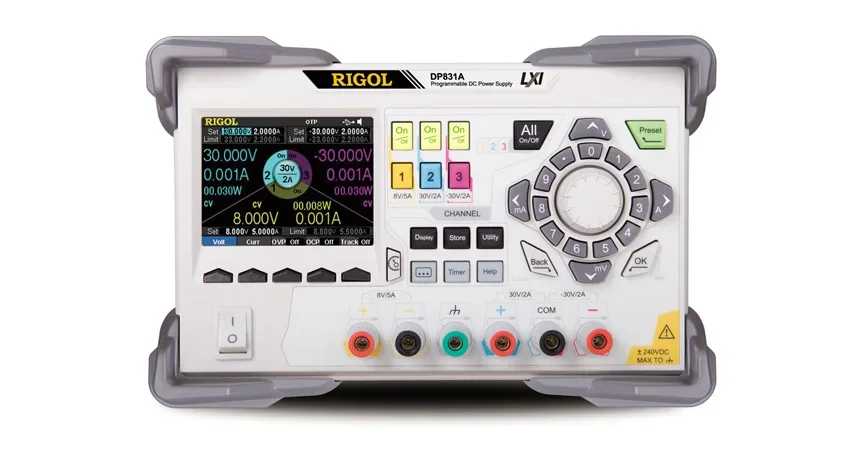 Фото Rigol DP831A тройной выход 160 Вт Источник питания постоянного тока 3 канала №1
