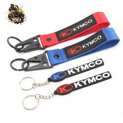 For Kymco Ak550 Xciting 250 300 350 400 400S 500 DownTown 125 300i 350i Keychain Keyring Key Chain Holder Ring Accessories