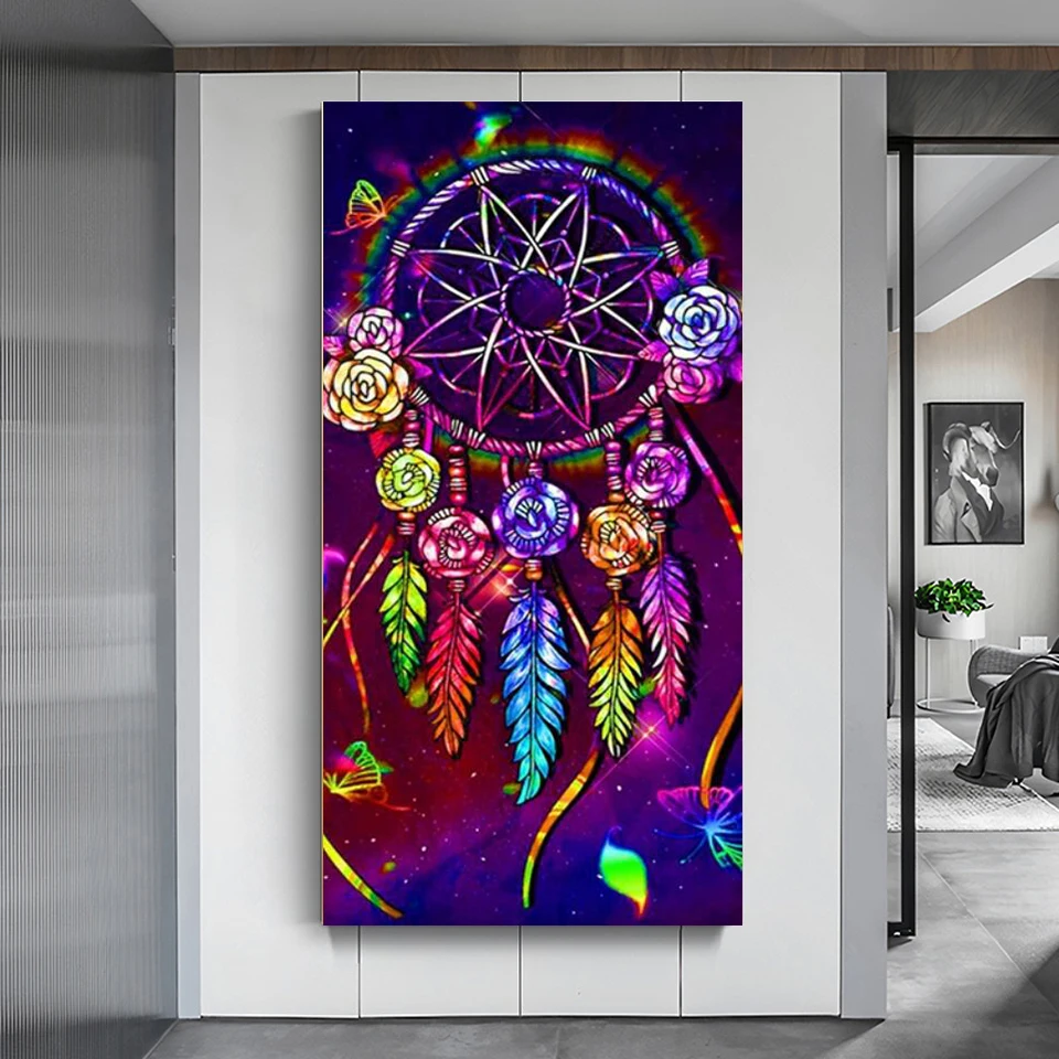 5D Diy Diamond Painting Fantasy Dreamcatcher Diy Diamond