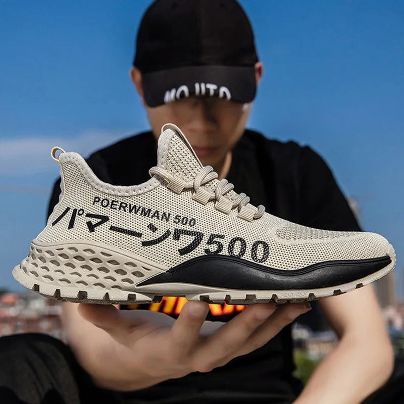 Hot Sale Light Running Shoes Comfortable Casual Men's Sneaker Breathable Non-slip Wear-resistant Outdoor Walking Men Sport Shoes