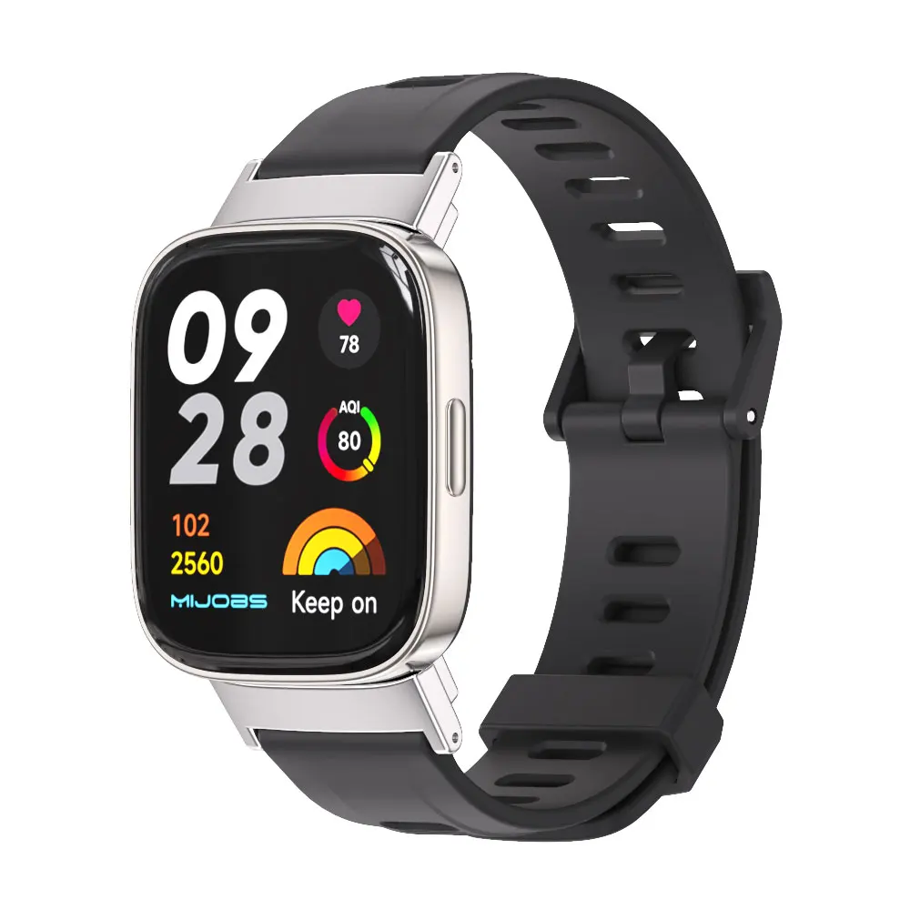 Silicone Wristband Strap for Smartwatch - Global Version, Durable Smart Bracelet Accessory