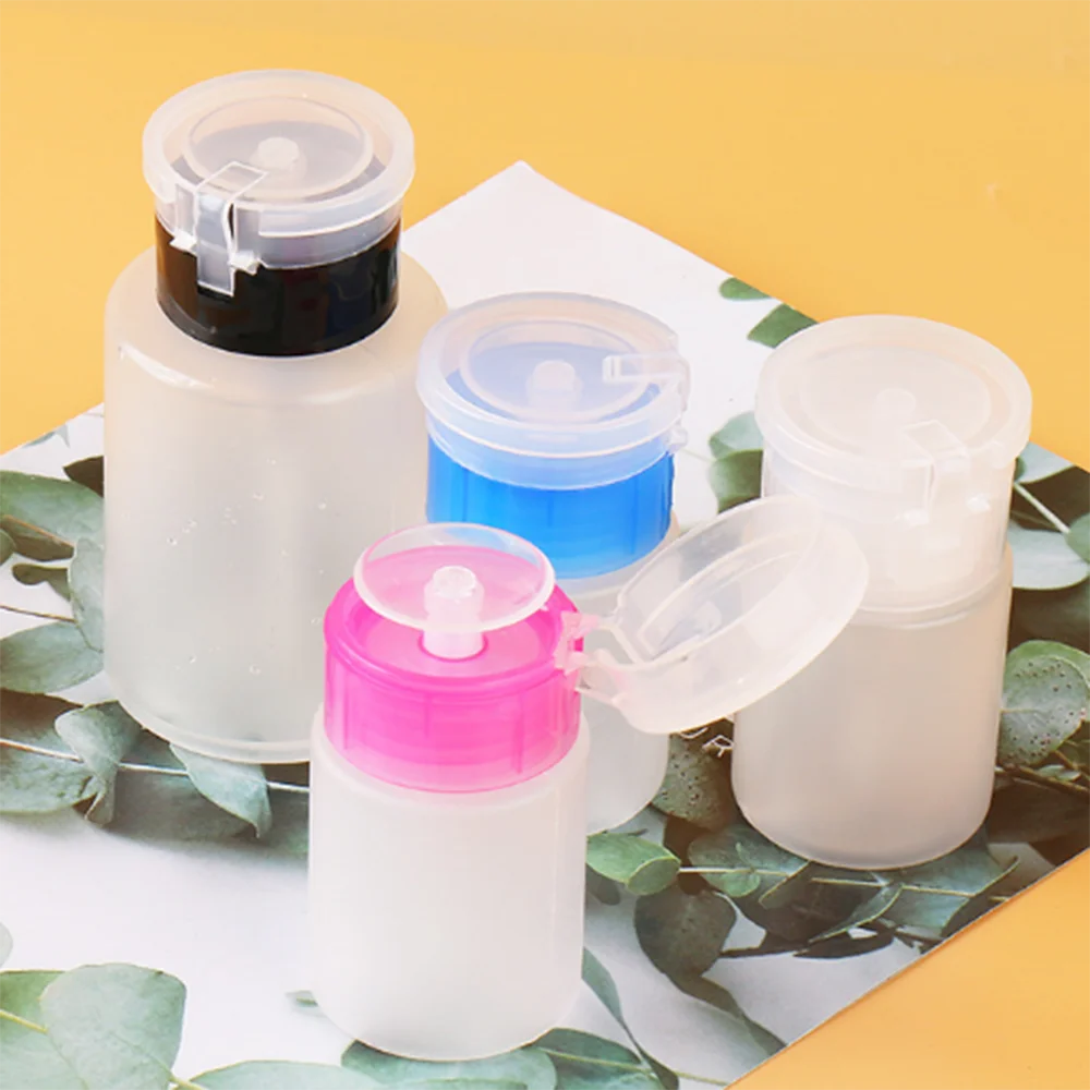 60/150ml Empty Pump Bottle for Nail Polish Remover