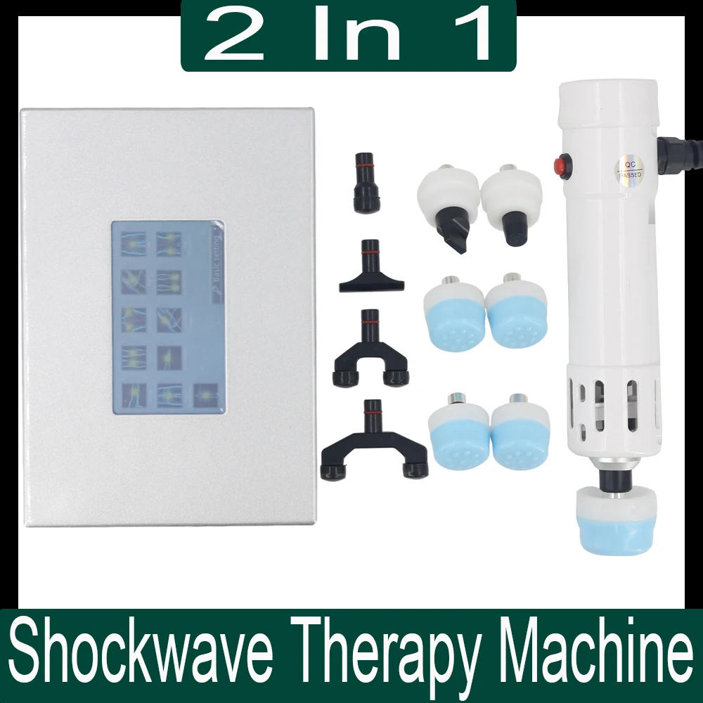 Vertical 2 In 1 Shockwave Therapy Machine/Electronmagnetic System+