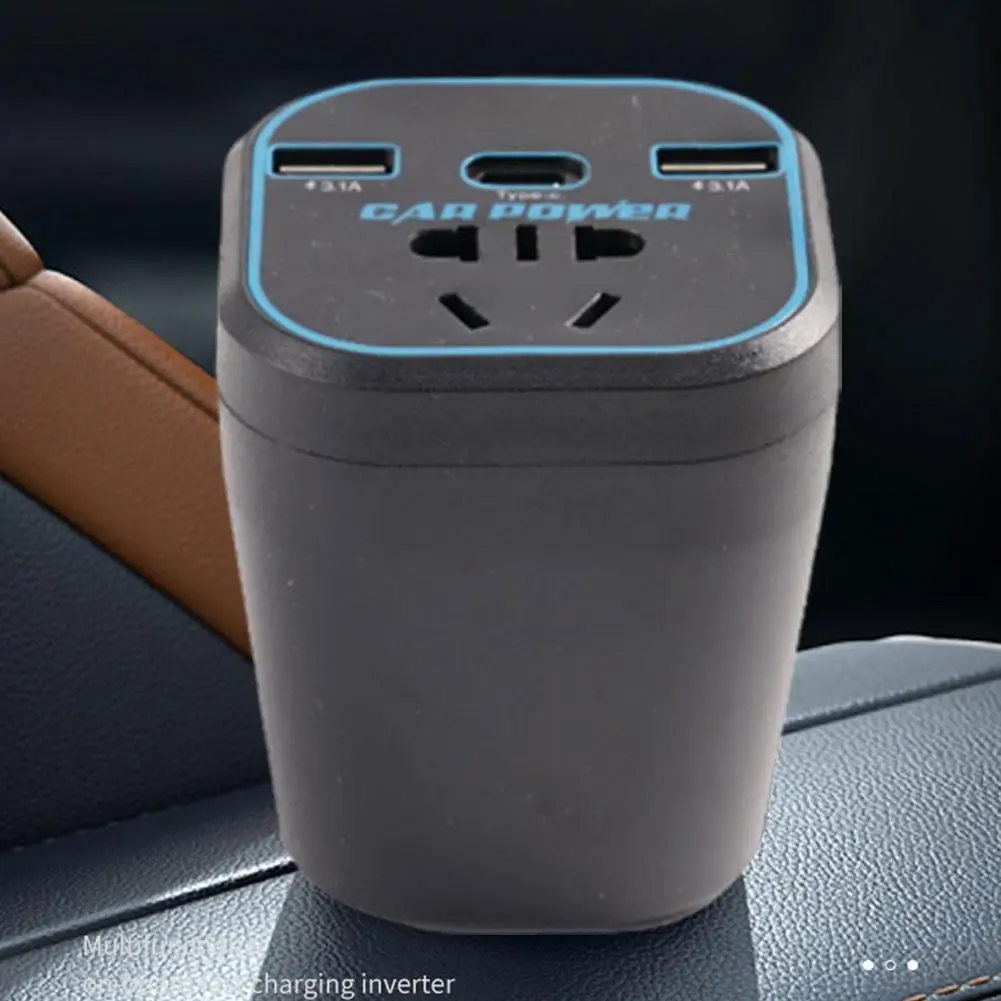 Car Power Converter 12V/24V TO 220V Type-C Multi-function Charger Socket 3.1A Fast Charger
