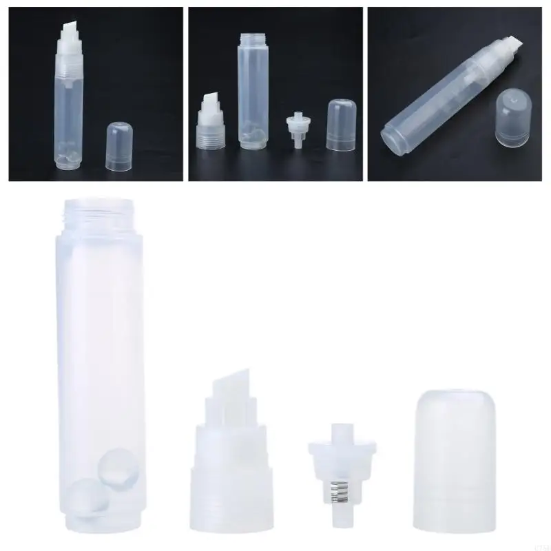 U75B 1/2Pcs Refillable Empty Paint Pen 10mm Chisel Tip Empty Paint Marker For Painting on Paper Wood Ceramic Metal Fabric