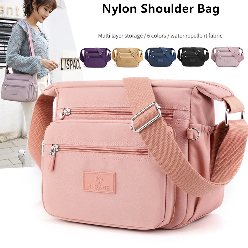 2023 New Fashion Nylon Women Shoulder Bag Ladies Handbags Waterproof Crossbody  Bag Casual Large Capacity Travel Messenger Bags - AliExpress