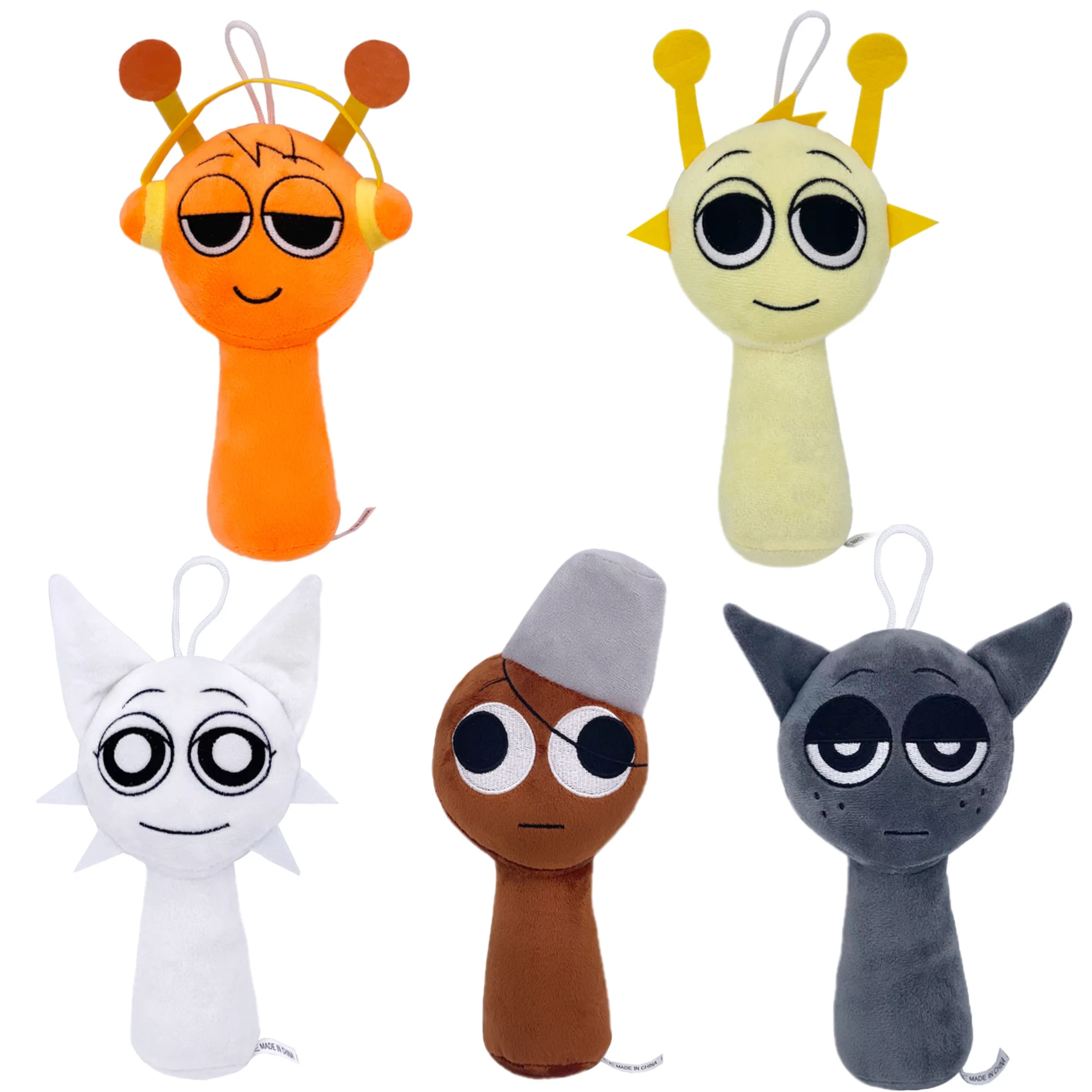Sprunki Plush Toys Sprunki Incredibox Plush Doll Sprunki Game Cartoon Pillow Kids Birthday Gifts Stuffed Dolls Christmas Gift 5