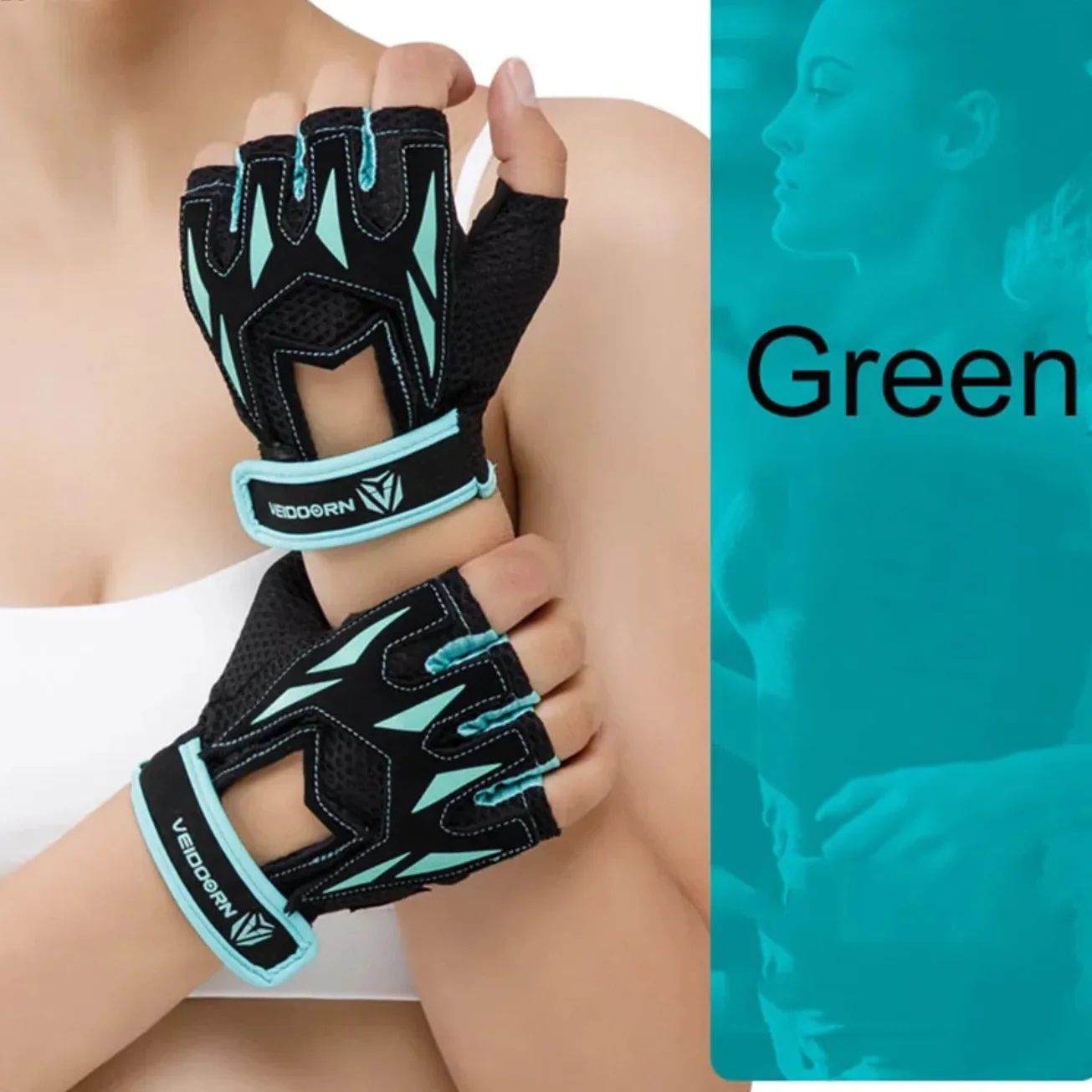 Breathable Anti-Slip Gym Gloves 3