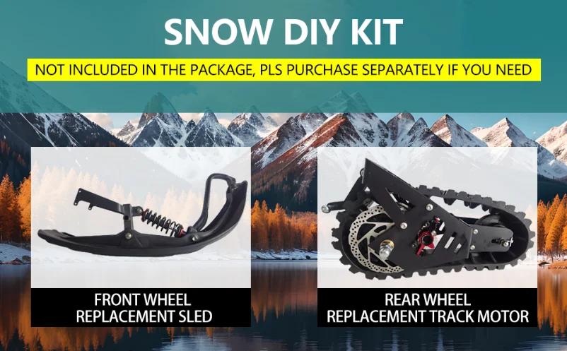 USA stock warehouse Riding'times G63 DIY hot sale snowmobile kids snow racer snowscooter for sale