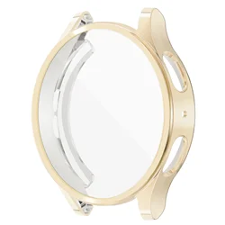 Enhanced Multi-Colored TPU Protective Case with Full Screen Cover for Samsung Watch 7 40mm (3 Light gold)