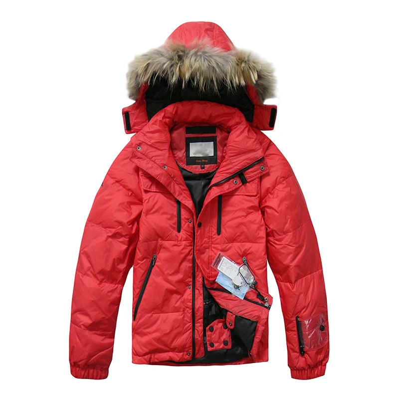 2021 Winter New Men's Hooded Down Jacket Casual Mid-length Trend Thick Warm Jacket