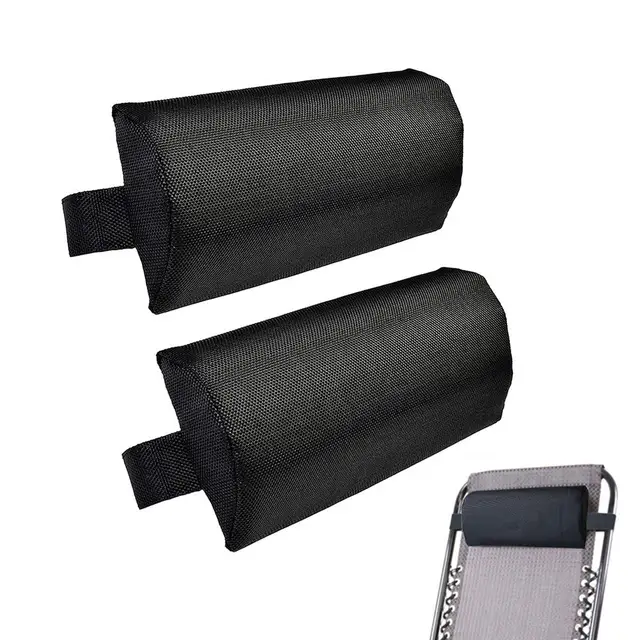 Cuscino Regolabile Per Testa - Per Sdraio, Sedie Da Spiaggia E Giardino, In Rete Traspirante, 37x17x5cm - Foto 12