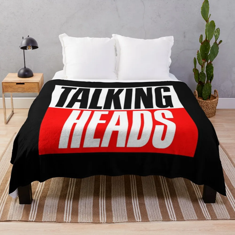 

Talking Heads Throw Blanket Hair Soft Plush Plaid Fluffy Shaggy Summer Blankets