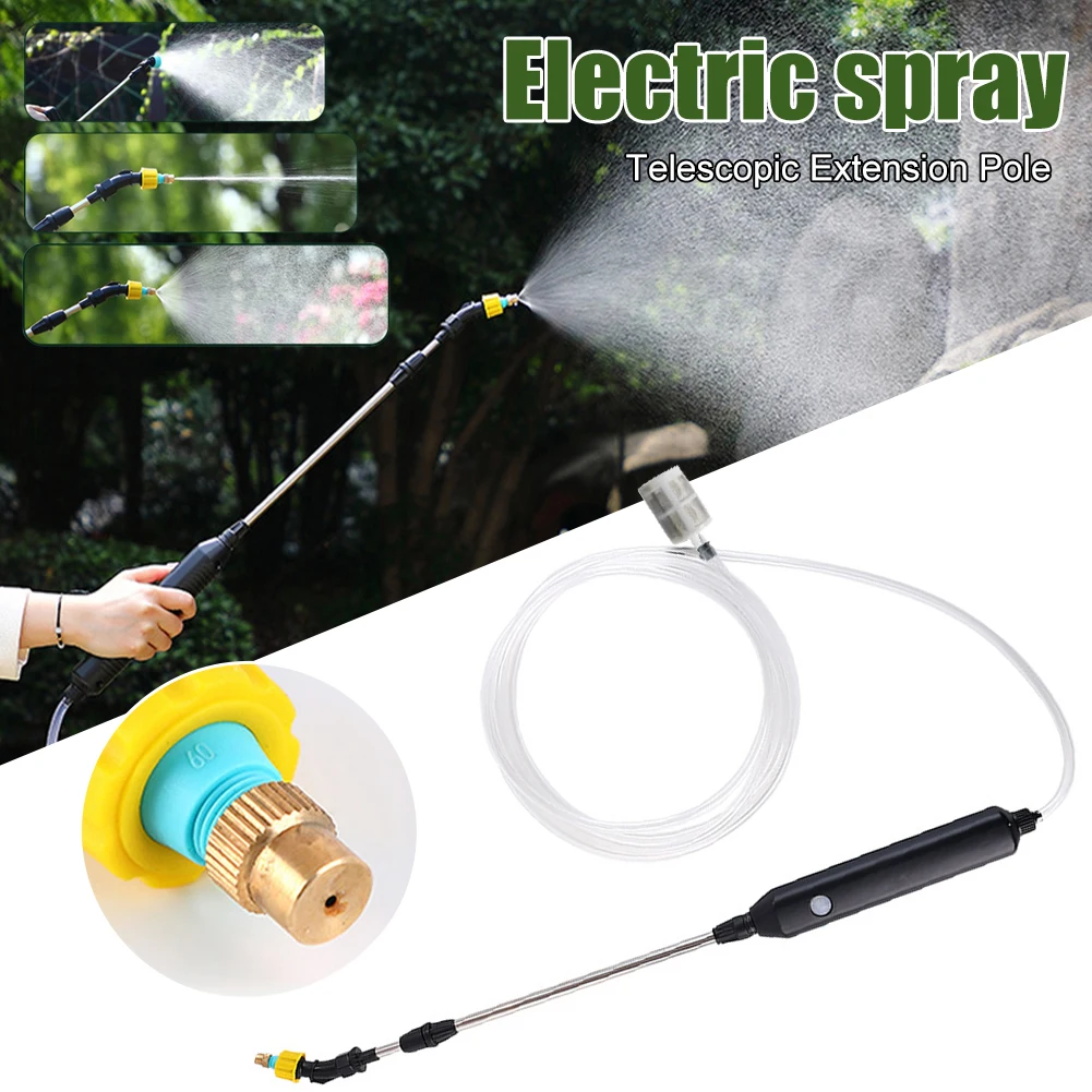 Description Picture 3 of itemNEW Electric spray gun switch mode rechargeable 2/3/5m automatic electric sprayer can extend the garden plant watering spray gun