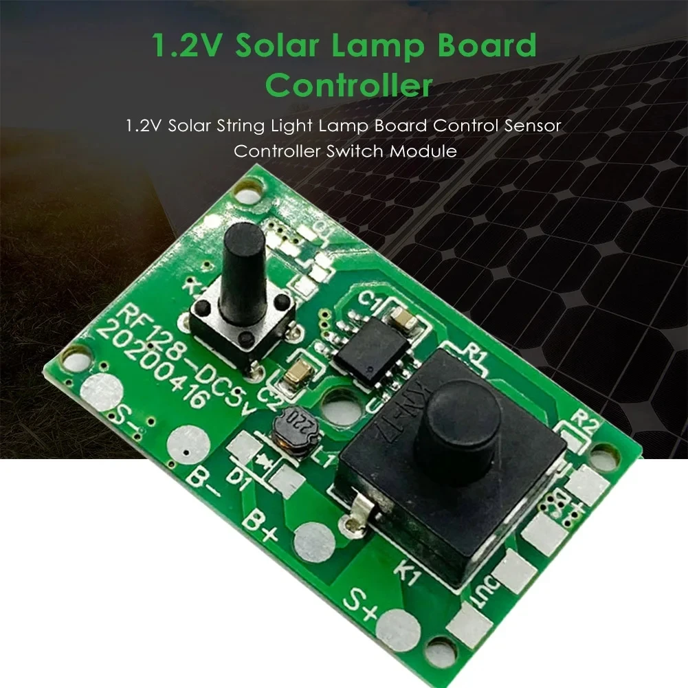 3.7V Boost 24V 31V Solar String Light Controller Switch Module With Switch Solar Light String Lanyard Board Controller