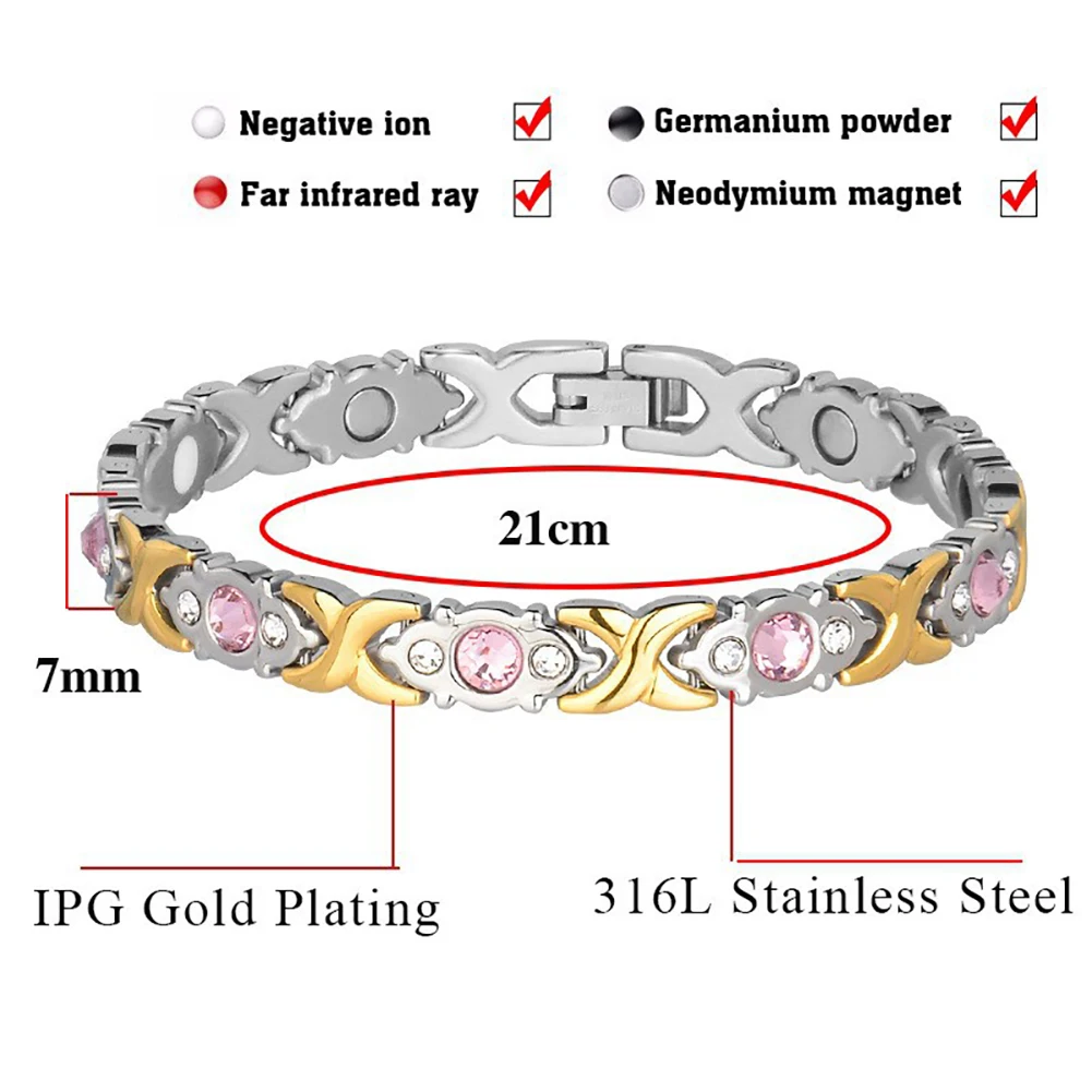 Magnetic Slimming Bracelet Hematite Beads Stretch Bracelet for Men Women Pain Relief magnetic slimming bracelet