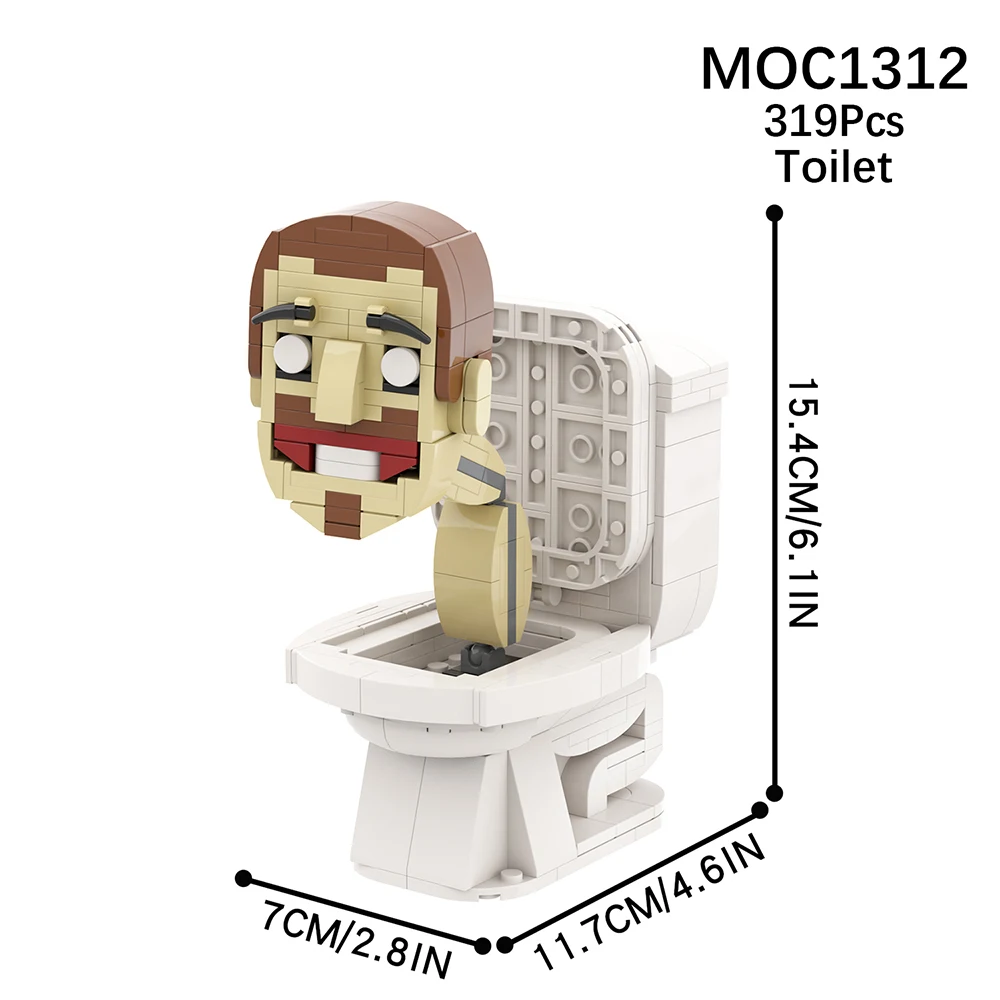 MOC  ø Skibidi     ī޶ Ÿź  ,  峭,  â  ģ
