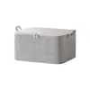Non-woven Quilt Storage Bag with Lids Zipper Foldable Clothes Quilt Bins Container Large Capacity Dust-proof Bag Organize 4