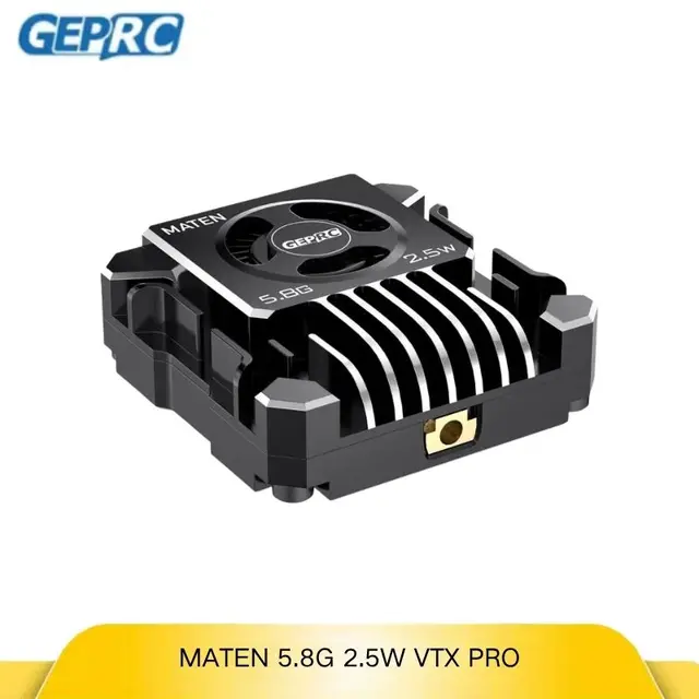 New GEPRC MATEN 5.8G 2.5W VTX PRO Aluminum Alloy Numerical Control Shell Auxiliary Heat Dissipation Drones Accessories 1