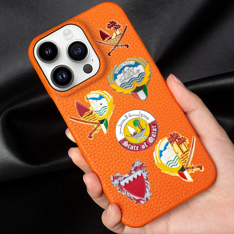 Saudi Arabia Mobile Phone 3M Sticker Badge Metal Pin Broooches Pins metal pins badge brooches art pins