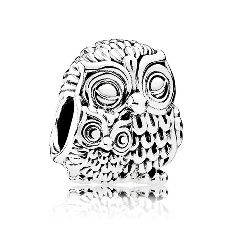 

Original Moments Cute Parent Owl And Its Owlet Beads Charm Fit Pandora Women 925 Sterling Silver Bracelet Bangle Diy Jewelry