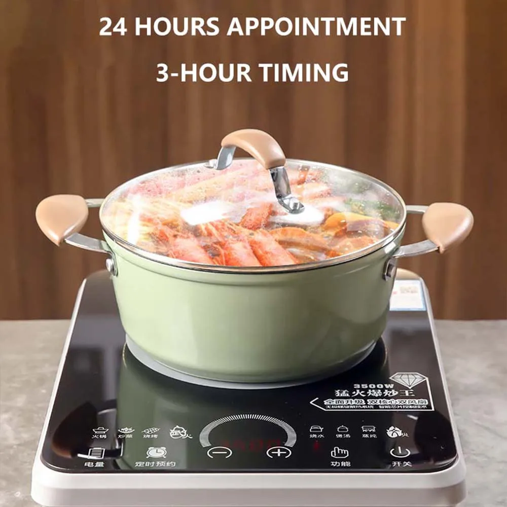 3500W commercial stir frying energy-saving Induction cooking household multi-function touch screen Induction cooking
